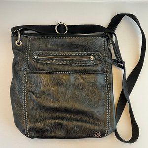 The Sak Iris Black Leather Crossbody Purse